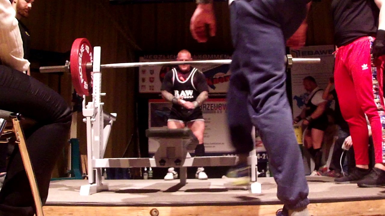 Ralf Döhne, 1. Versuch Bank, 150 kg