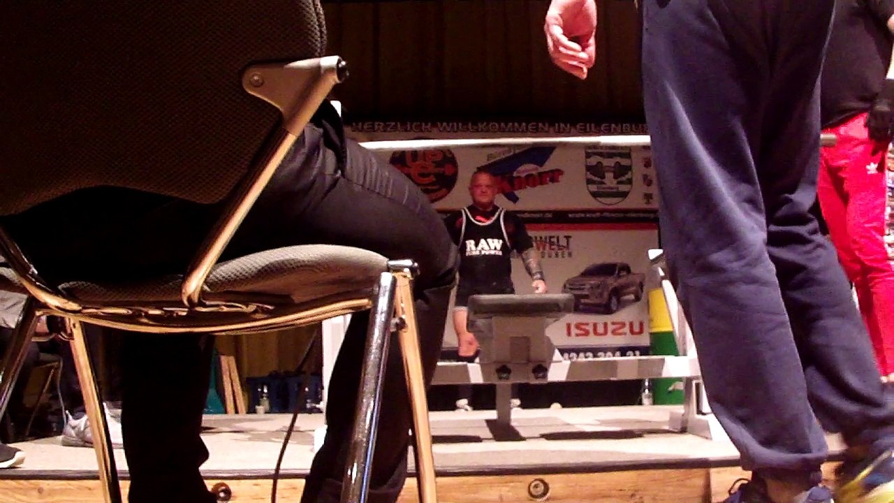 Ralf Döhne, 2. Versuch Bank, 160 kg