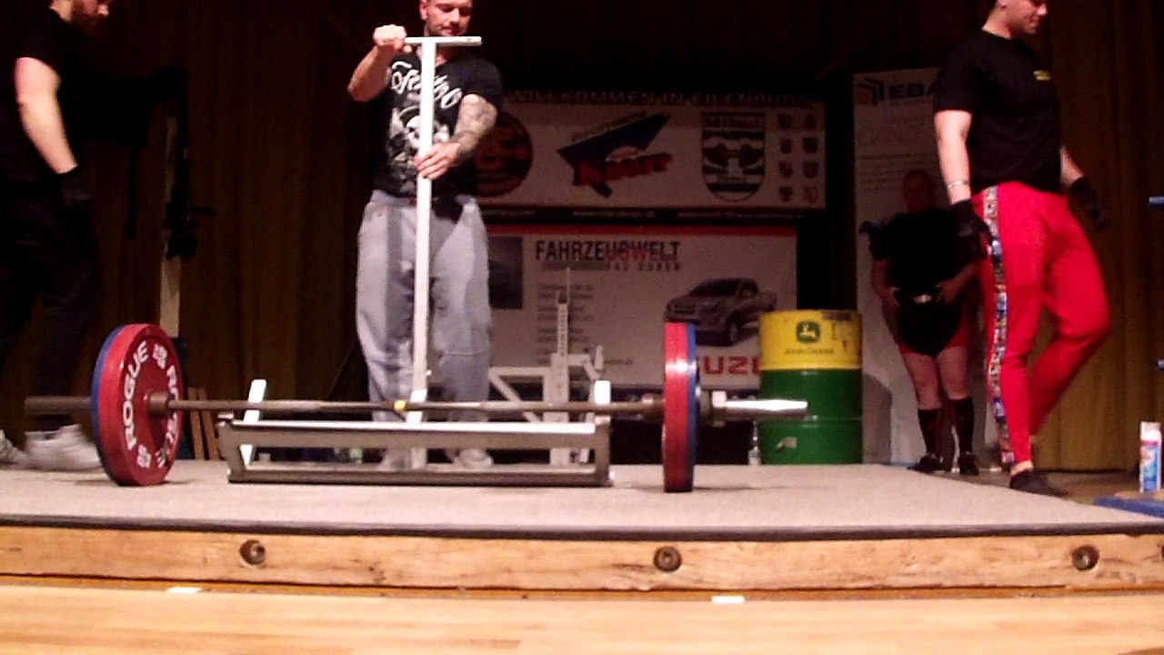 Friedhelm Mandel, 1. Versuch Heben, 170 kg