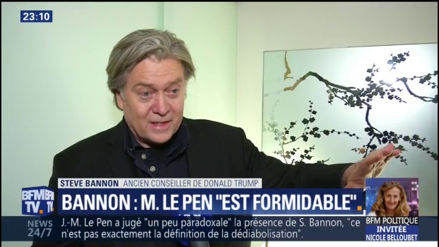 Pour Steve Bannon, Marine Le Pen est l'une des meilleures leaders politiques du monde
