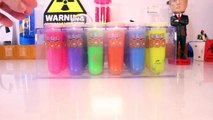 Jurassic World SLIME SURPRISE DINOSAUR TOYS Videos 6: Clay Slime Test Tubes Science Lab