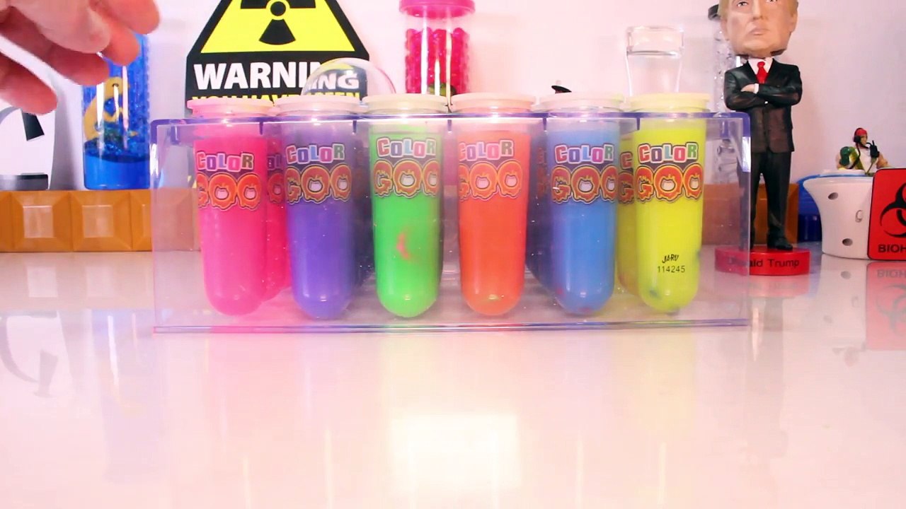 Jurassic World SLIME SURPRISE DINOSAUR TOYS Videos 6: Clay Slime Test Tubes Science Lab