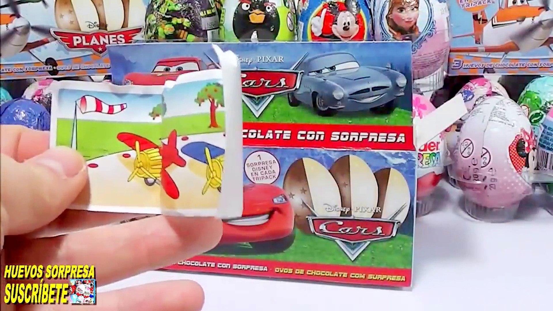 Lote cars Disney Kinder sorpresa y otros