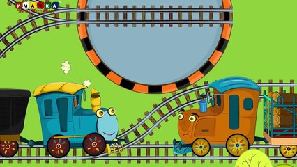 Паровозик Санни Учит Цвета Развивающий мульфильм