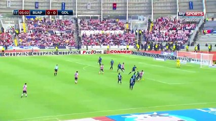 Jose Macias Goal ~  Lobos BUAP vs Chivas Guadalajara 0-1