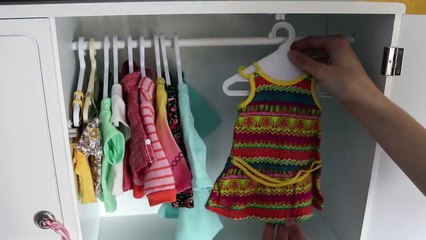 American Girl Doll Lea Clarks Bedroom!