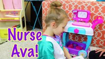 Ava Takes Care of Cute Paw Patrol Chase & Skye Puppy Dogs