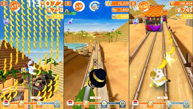 Despicable Me 2 - Minion Rush : Referee VS Dad VS Baby With Upgraded Costumes !