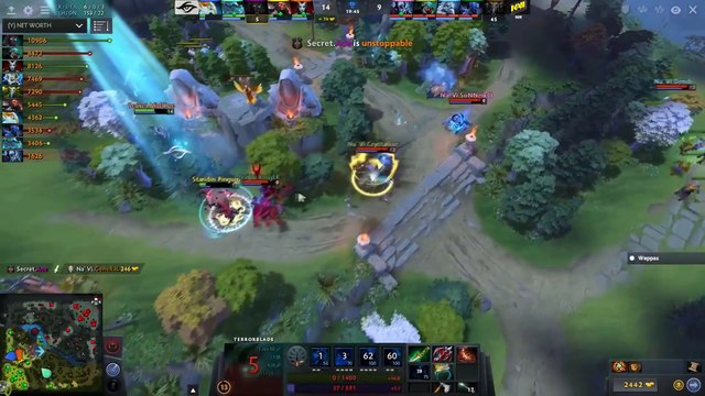 NAVI vs SECRET - 7.07 Dendi vs Puppey - DreamLeague 8 MAJOR DOTA 2