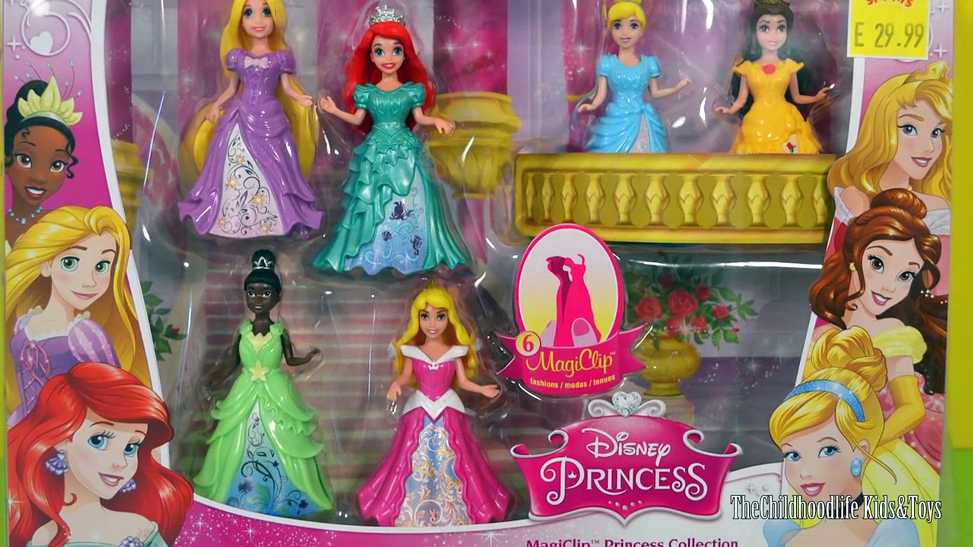 Disney Princess Dress Up Magic Clip Doll | Toys for Girls - video  Dailymotion