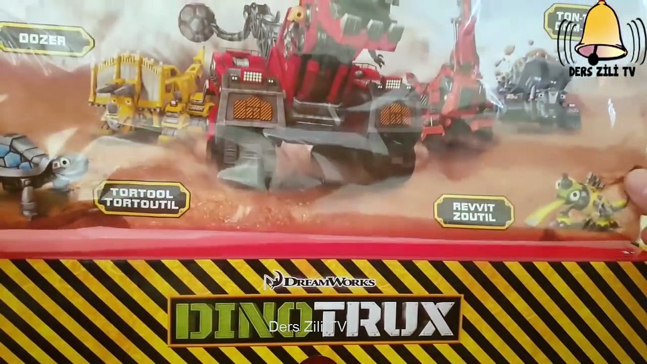 TRT Çocuk Dinozor Makineler Oyuncakları - Dino Trux - TyRex - Revvit - Dozer - Ton ton - Skya