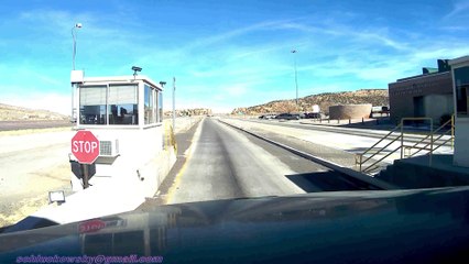 New Mexico Weight Watchers in Action///Weigh Station///I-40 East near Gallup