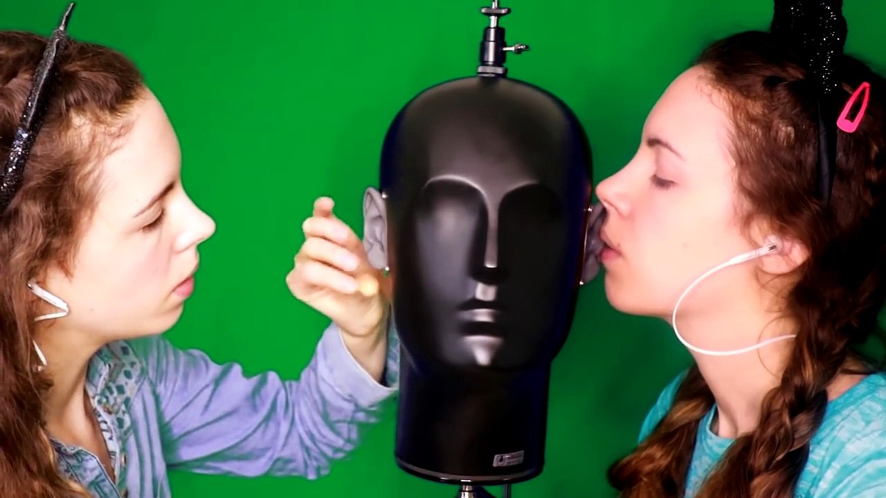 Twin Mouth Sounds - Ear eating, Kissing, Unintelligible Whispering - ASMR