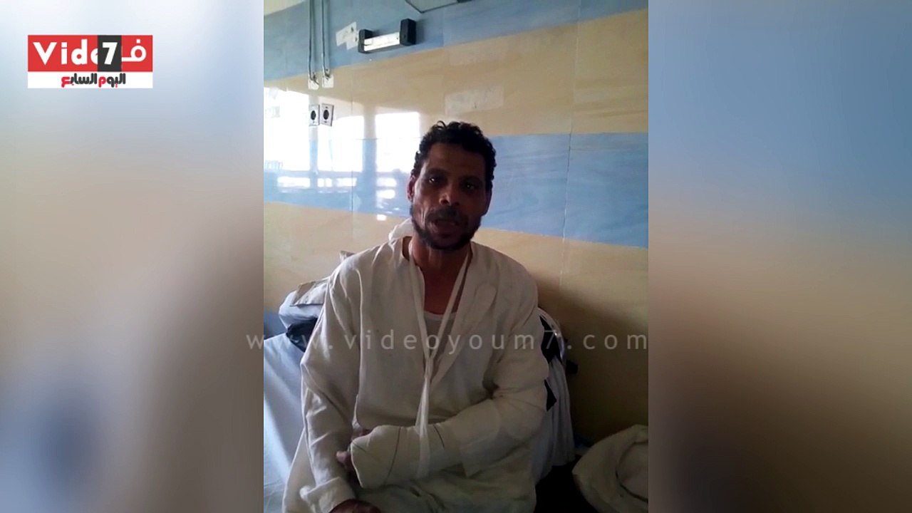 عامل بحى شرق شبرا الخيمة :فديت سقوط عمود كهربائي بكسر ذراعي لحماية سيارة بها أطفال