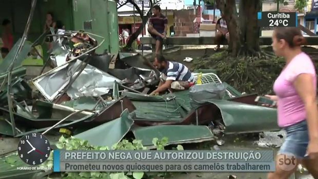 Prefeito nega ter autorizado demolição de quiosques na Vila Kennedy