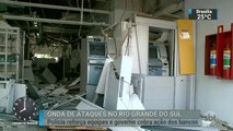 Onda de assaltos a bancos assusta cidades do interior gaúcho