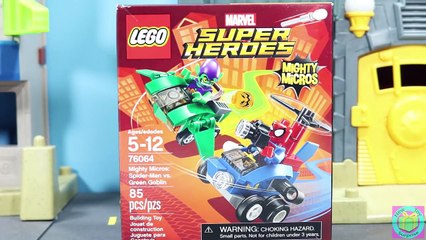 Lego Marvel Super Heroes Mighty Micros Spiderman vs Green Goblin! Adventure at the Haunted Mansion!