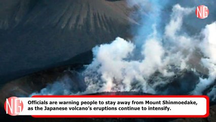 Japanese Warned Not To Stay Close To Mount Shinmoedake