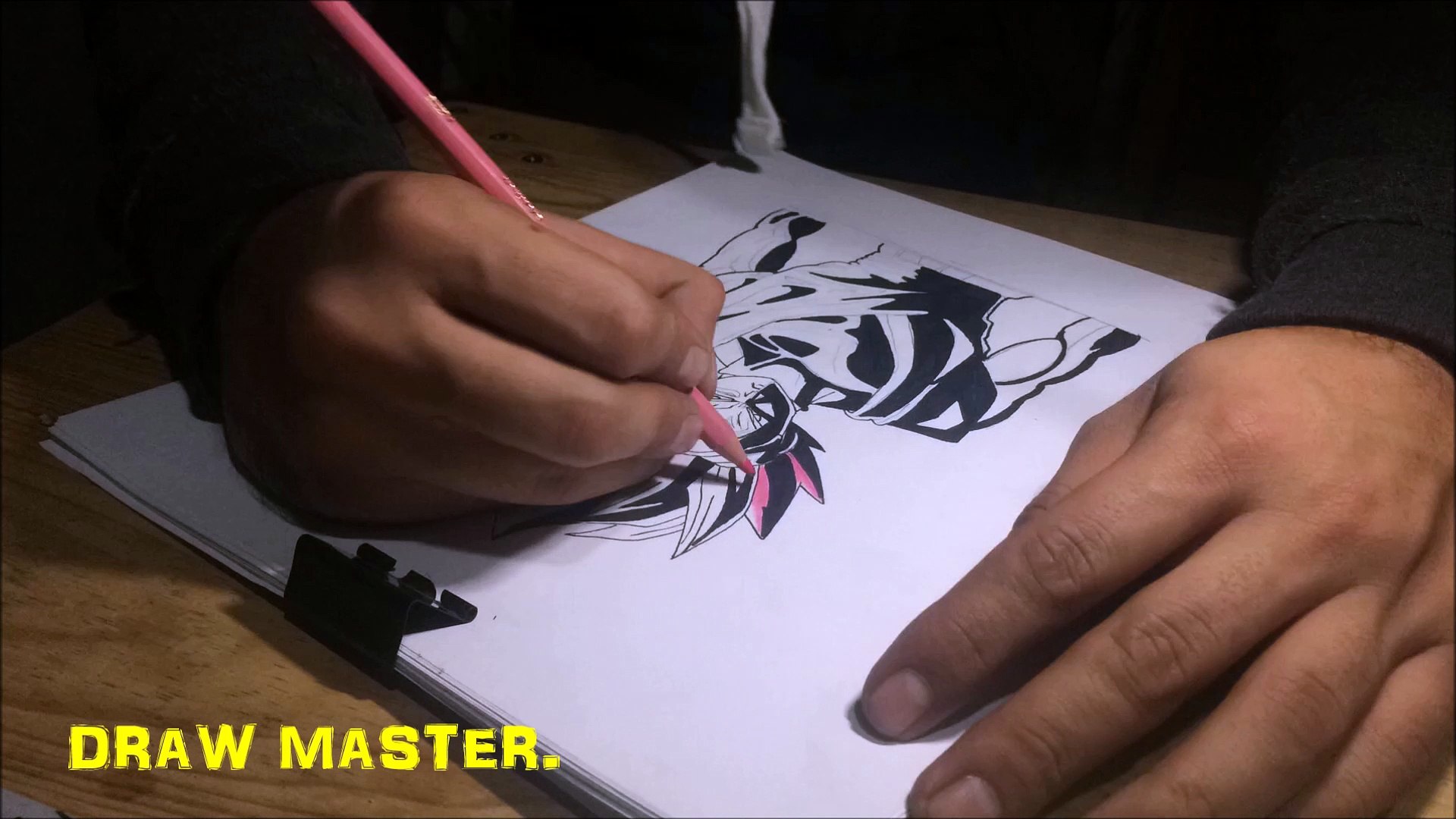 How To Draw Goku Black SUPER SAIYAN ROSE - Tutorial - video Dailymotion