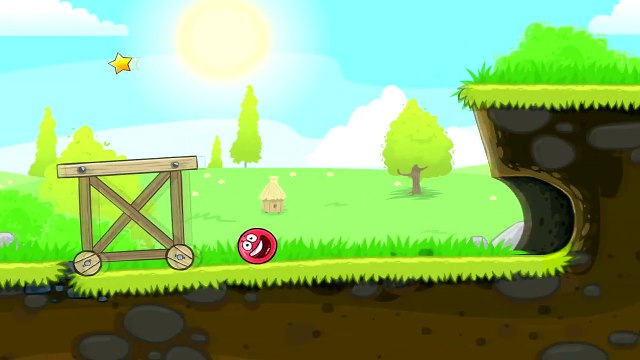 Мультик ИГРА для детей - КРАСНЫЙ ШАР против чёрного квадрата. Часть 1.