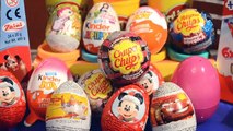 Открываем новогоднюю коллекцию киндер сюрприз - 14 сюрпризов онлайн (Kinder Surprise eggs)