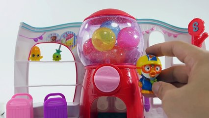 뽀로로 뽑기? 샾킨즈 스위트스팟 캔디 머신 자판기 ★뽀로로 장난감 애니튜브 Shopkins Sweet Spot Gumball Machine Playset pororo