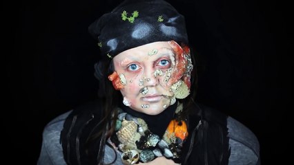 PIRATES OF THE CARIBBEAN: Kat Sketch - Bootstrap Bill Makeup Tutorial!