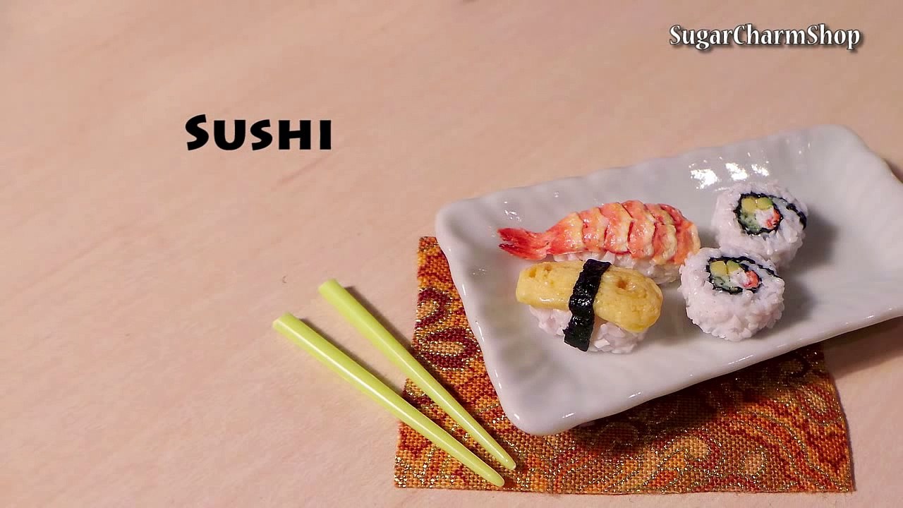 Cute Miniature Sushi - Polymer Clay Tutorial