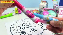 Shopkins DLish Donut Crayola Marker Coloring Page with Surprises