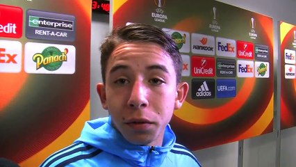 La réaction de Maxime Lopez après le succès de l'OM face à Bilbao (3-1)
