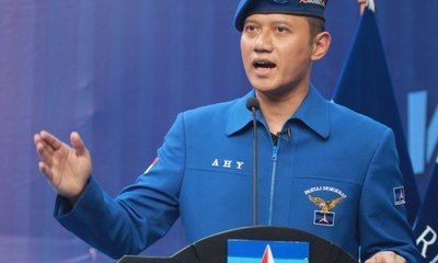 Pidato AHY Jadi Penutup Rapimnas Demokrat