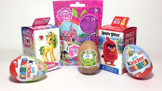 СЮРПРИЗЫ - СВИТ БОКС Пони Кристалл, ЭНГРИ БЁРДС в Кино Angry Birds, Май Литл Пони, Фиксики, АМ НЯМ