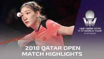2018 Qatar Open Highlights I Liu Shiwen vs Kasumi Ishikawa (1/2)