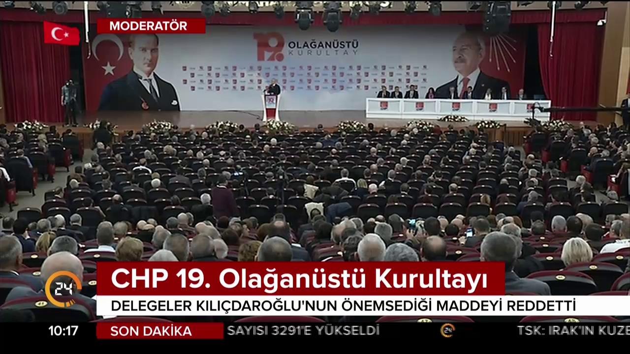 CHP 19. Olağanüstü Kurultayı