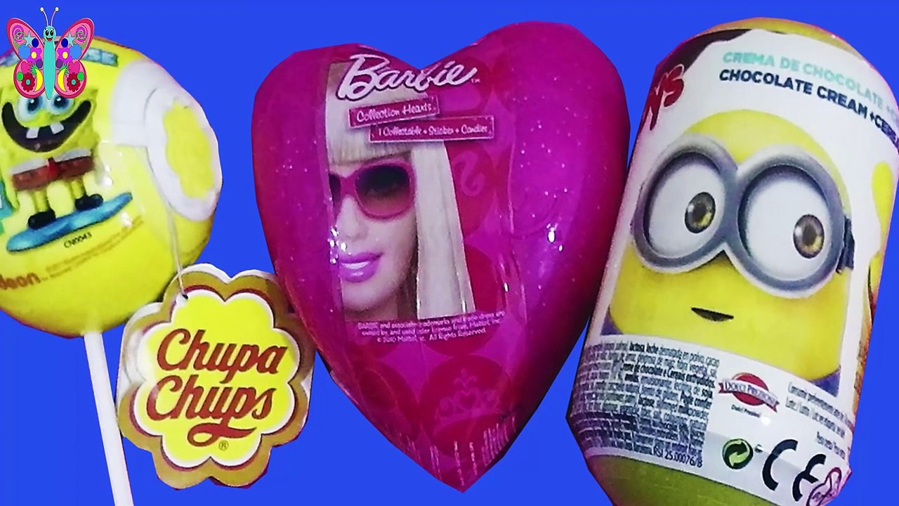Juguetes sorpresa para niños de Minions, la película, Bob Esponja y Barbie la muñeca