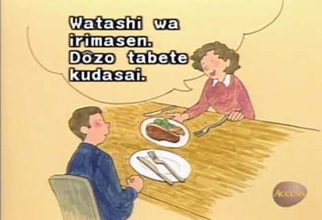 Let's Learn Japanese Basic 24. We're a little late so let's hurry Part 3