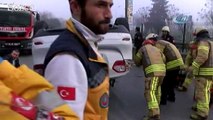 Kadıköy’de ilginç kaza, inanılmaz kurtuluş