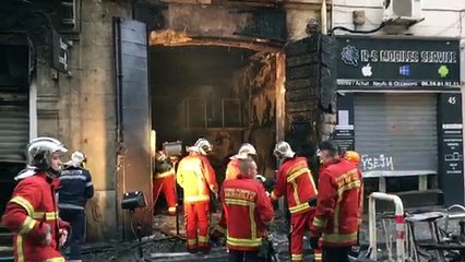 Marseille : une explosion suivie d'un incendie détruisent le restaurant "Le phare breton"