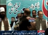A shoe was thrown at former prime minister Nawaz Sharif...