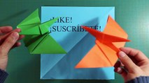 Como hacer un pterodilo de papel - Dinosaurios de Origami