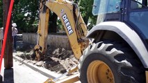 Learn Backhoe Parts - Backhoe Excavator Construction Vehicles for Children