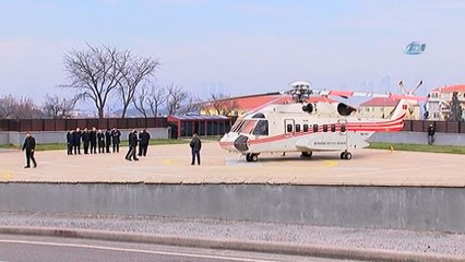 Erdoğan, Bolu'daki 6. Olağan İl Kongresine gitmek üzere helikopterle İstanbul'dan ayrıldı