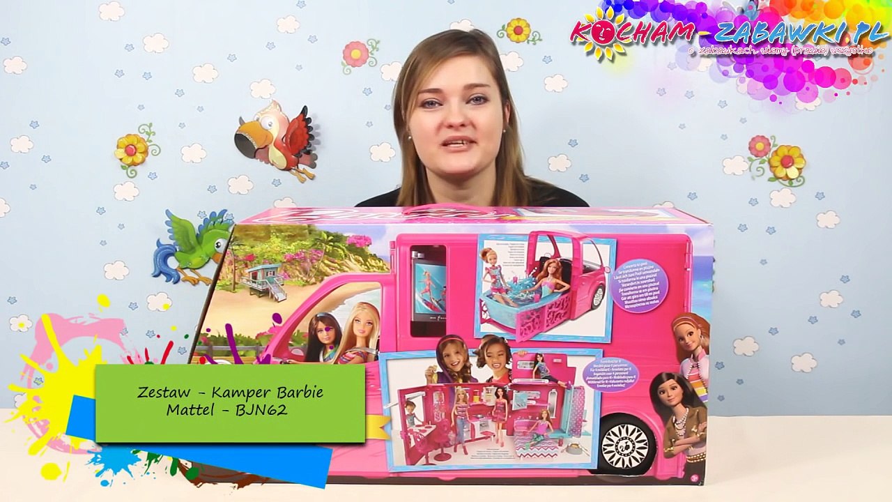 Barbie Glam Camper / Kamper Barbie - Life in The Dreamhouse - Barbie Sisters / Siostry Barbie