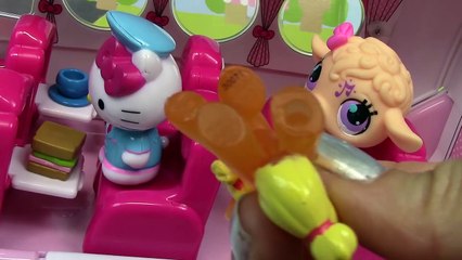 Pinkie Pie Hello Kitty Airlines Jet Playset Toy Review My Little Pony Airplane Unboxing Part 2