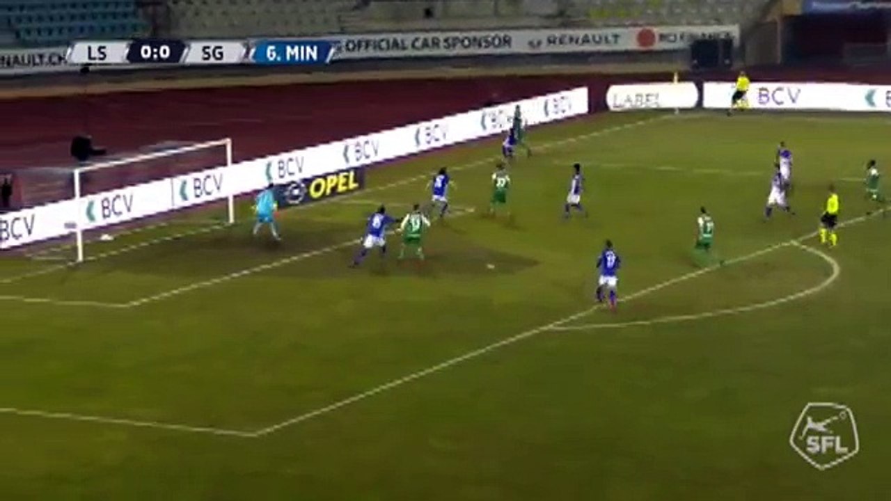 Lausanne 0:1 Sankt Gallen (Switzerland. Super League. 10 March 2018)