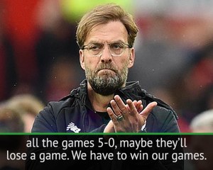 Liverpool 'constantly under pressure' in top four battle - Klopp