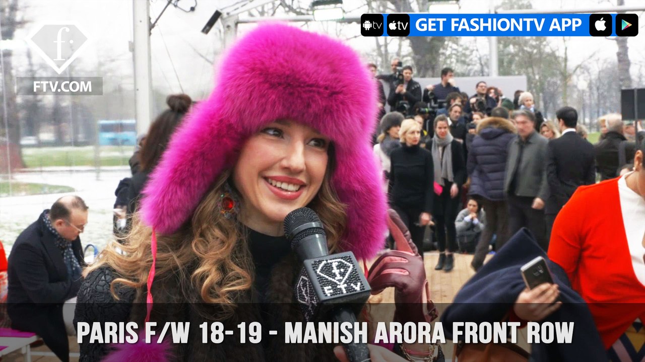 Manish Arora Front Row Paris Fashion Week Fall/Winter 2018-19 | FashionTV | FTV