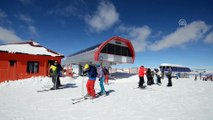 Cıbıltepe'de mart ayında kayak keyfi - KARS