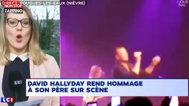 Johnny Hallyday : David Hallyday lui rend hommage lors de son concert (vidéo)