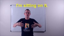 English Idioms: Daily Easy English 0808: I'm sitting on it~  (What is 